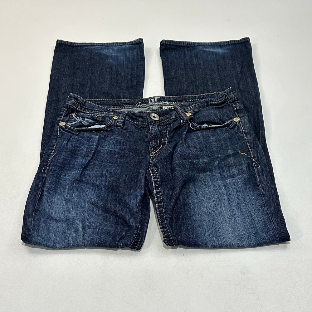 !iT Jeans Women's Jeans Dark Blue Hottie Denim Low Rise Straight,‎ Size 29